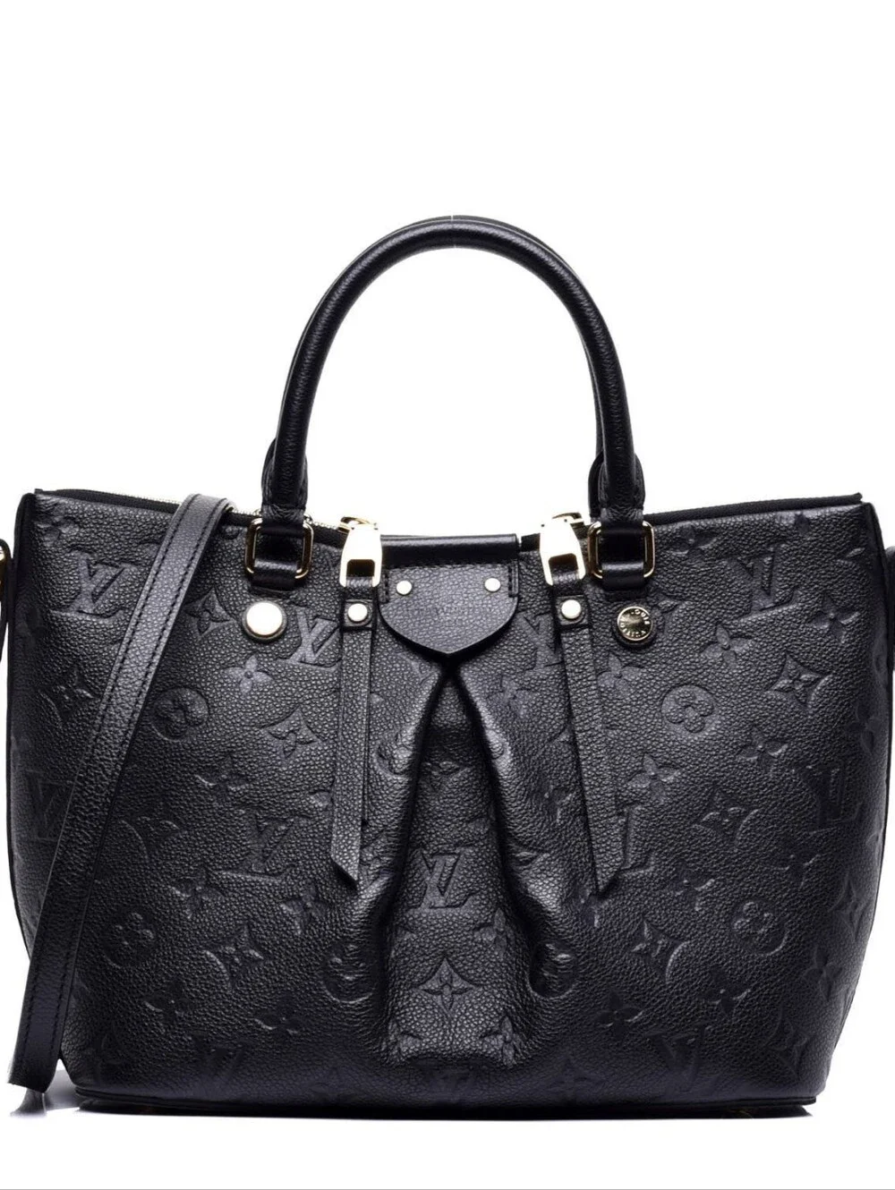 Like NEW! Louis Vuitton LV Empreinte Mazarine PM bag in Noir EXCELLENT CONDITION